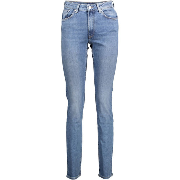 Blue Cotton Jeans & Pant