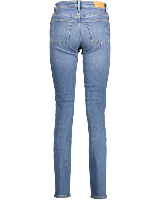 Blue Cotton Jeans & Pant