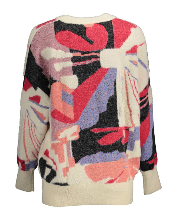 White Viscose Women Sweater