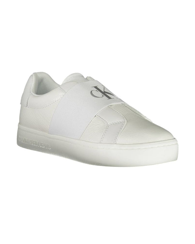 White Leather Women Sneaker