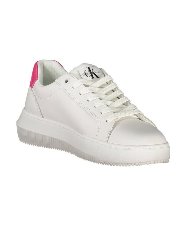 White Leather Women Sneaker