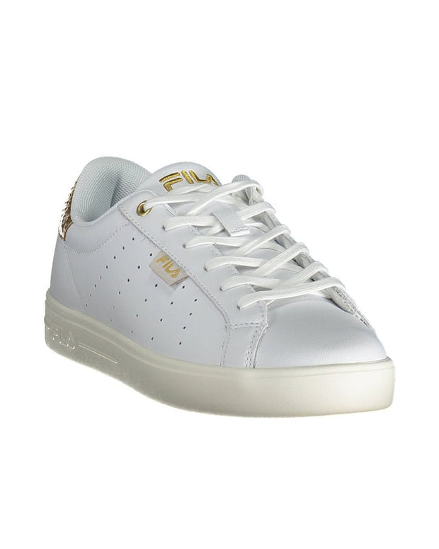 White Leather Women Sneaker