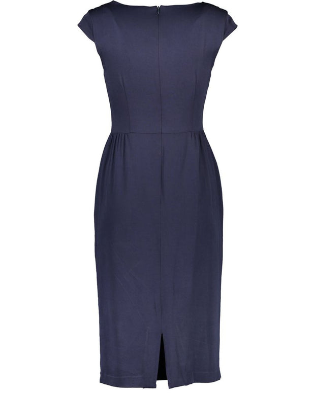 Blue Elastane Dress