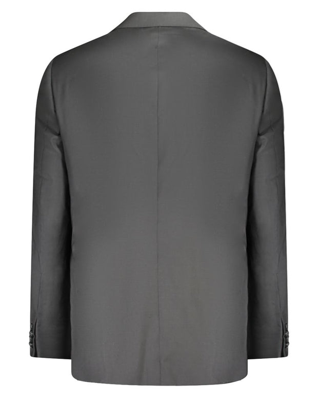 Black Wool Men Jacket