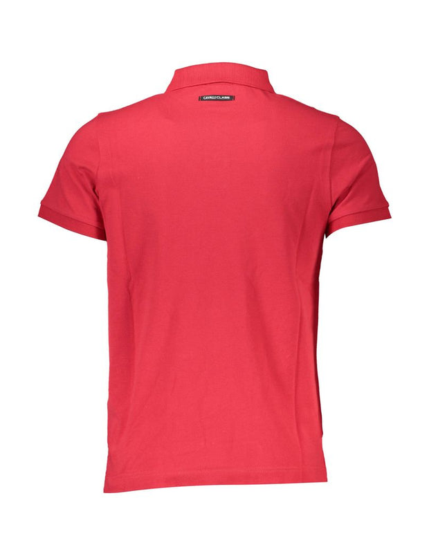Red Cotton Polo Shirt