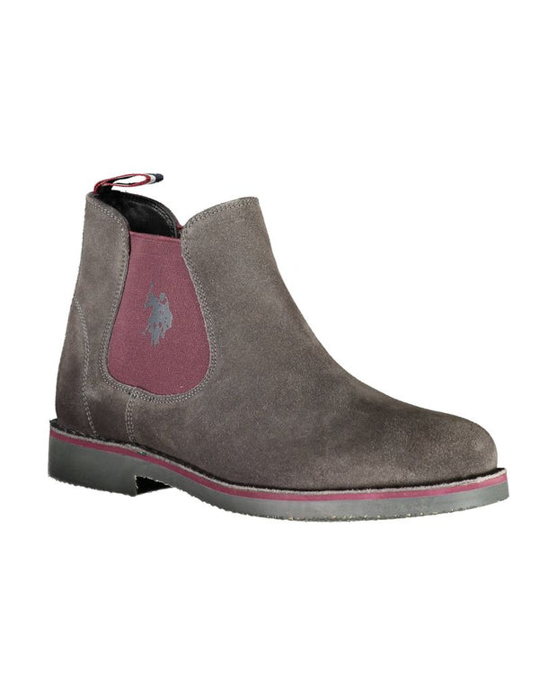 Brown Leather Men Boot