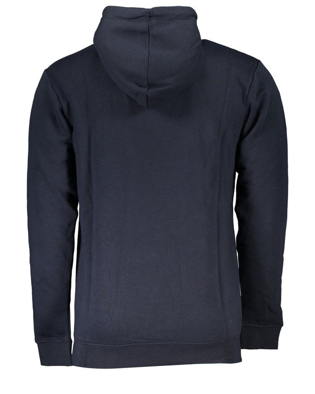 Blue Cotton Men Sweater