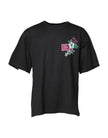 Black DG Floral Print Crew Neck T-shirt
