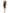 Black Floral Print Sleeveless Sheath Dress