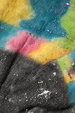 Multicolor Mohair Turtleneck Pullover Sweater