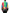 Multicolor Mohair Turtleneck Pullover Sweater