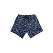 Blue Polyester Men Swim Shorts