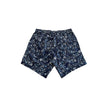 Blue Polyester Men Swim Shorts