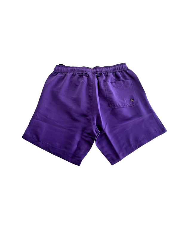 Purple Polyester Men's Swim Shorts