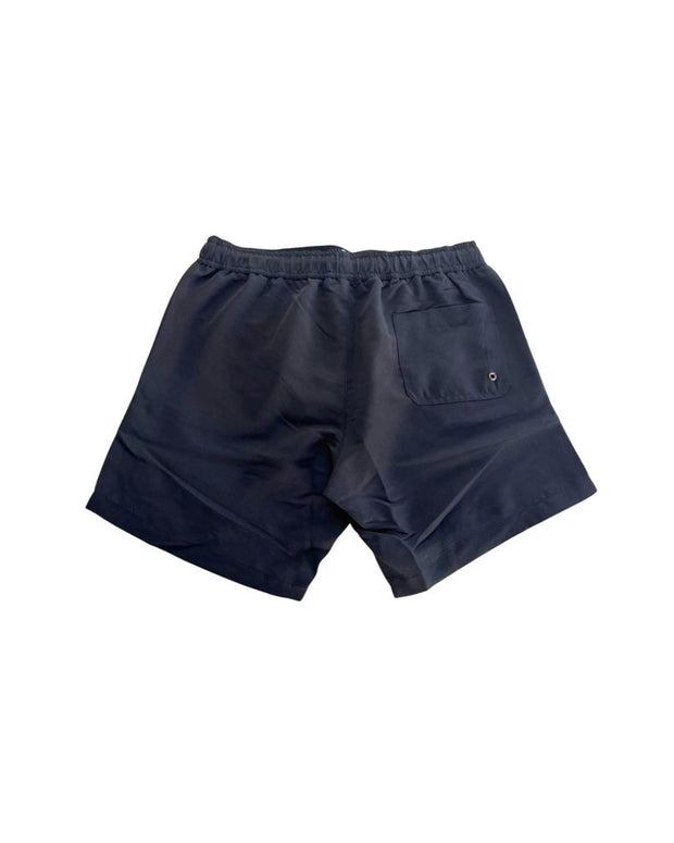 "Black Polyester Men Swim Shorts"