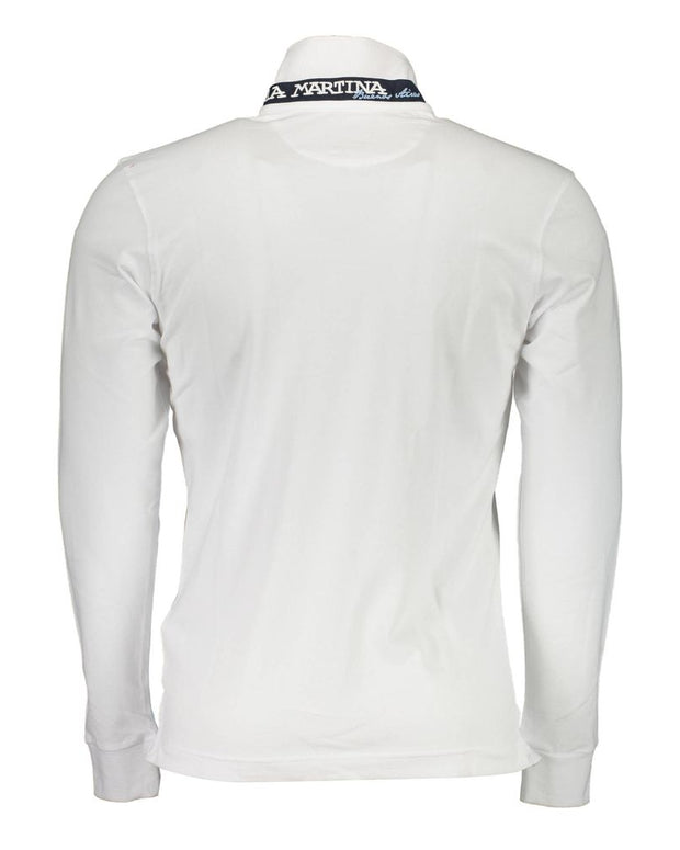 Elegant Slim Fit Polo with Embroidery Details