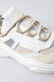 Sneakers White Beige Leather Sport DAYMASTER Shoes