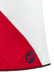 White polyester and Cotton short dress