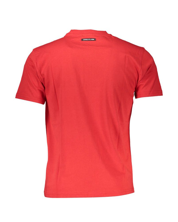 Red Cotton Men T-Shirt