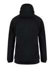 Black Polyamide Hoodie Sweatshirt