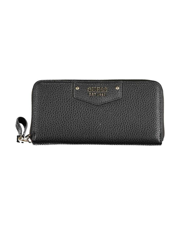 Black Polyethylene Women Wallet