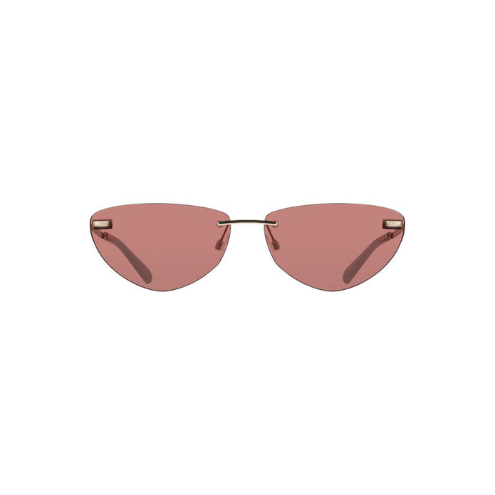 Pink Metal Women Sunglass