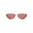 Pink Metal Women Sunglass