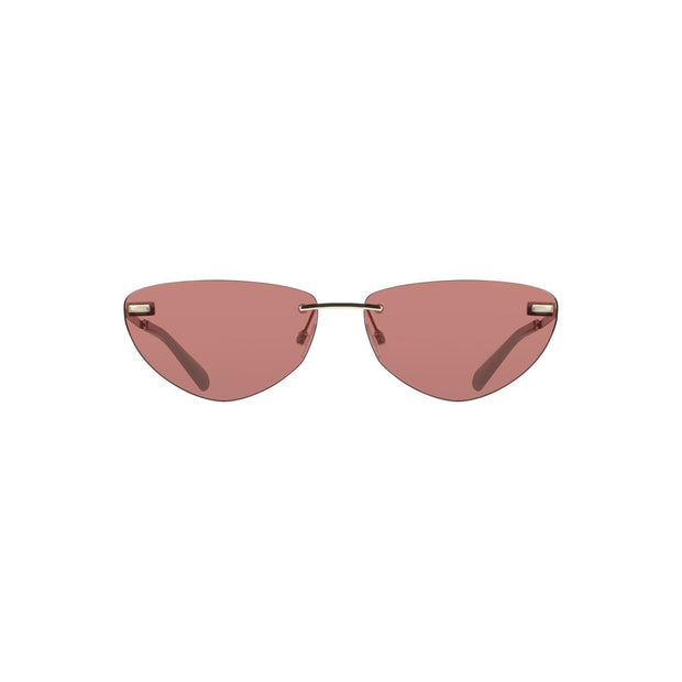 Pink Metal Women Sunglass