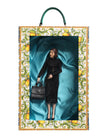 Black Dress MARIA Porcelain Fashion Show Leather Sicily Dolls