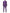 Purple Silk Animal Print 3 Piece Suit