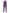 Purple Silk Animal Print 3 Piece Suit