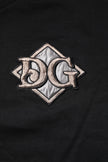Black Logo Embroidery Sweatshirt Sweater