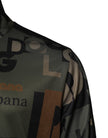 Multicolor Logo Full Zip Men Bomber Sweater