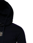 Black Crown Cotton Hooded Sweatshirt Sweater