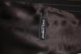 Black Stripes Wool Formal Men Waistcoat Vest