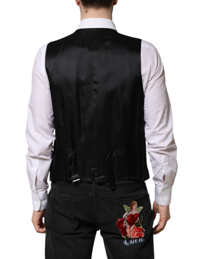 Purple Sequined Dress Formal Waistcoat Vest