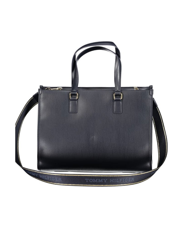 Blue Polyethylene Handbag