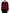 Red Cotton Velvet Crew Neck Pullover Sweater