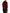 Red Cotton Velvet Crew Neck Pullover Sweater