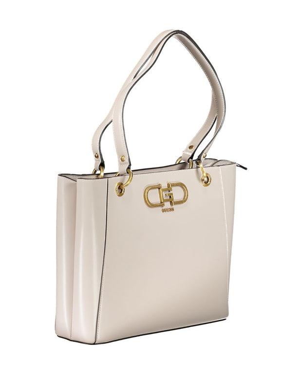 Brown Polyethylene Women Handbag