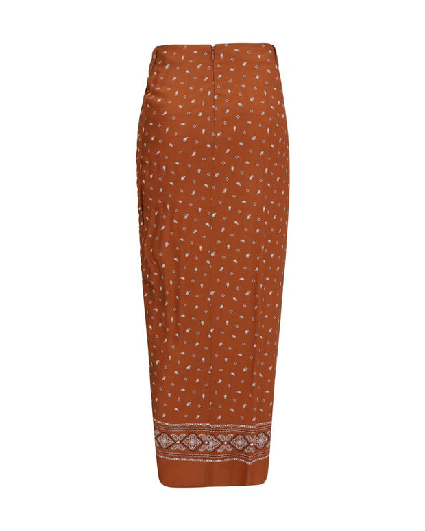Bandana pattern pareo Skirt
