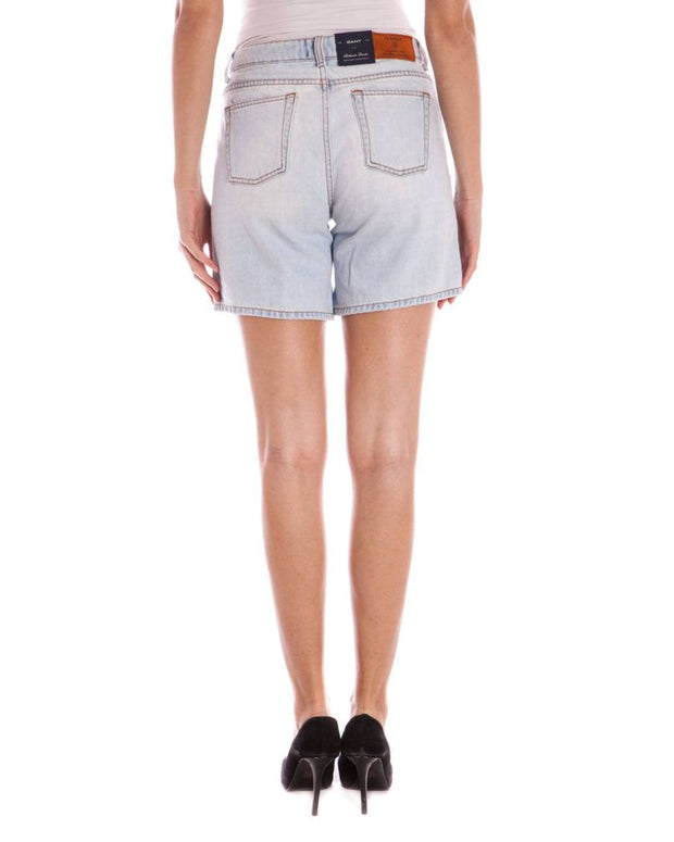 Light Blue Cotton Women Jean