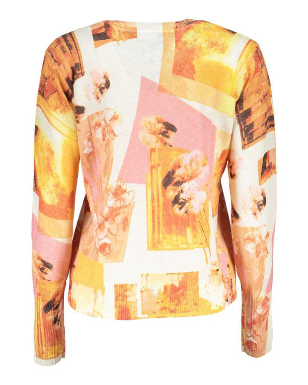 High Neck Contrast Detail Sweater