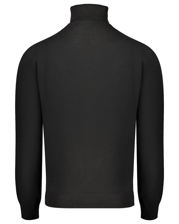 Black Polyester Sweater