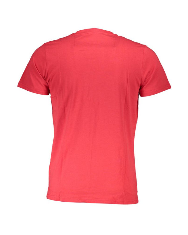 Red Cotton Men T-Shirt