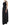 Black Gray Sheath Gown Full Length Dress