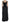 Black Gray Sheath Gown Full Length Dress