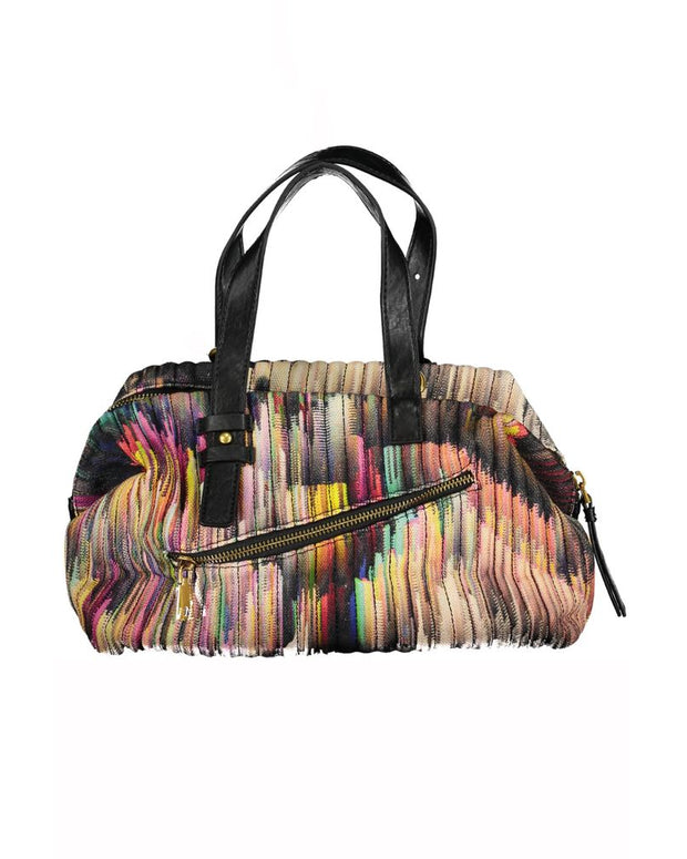 Black Polyester Handbag