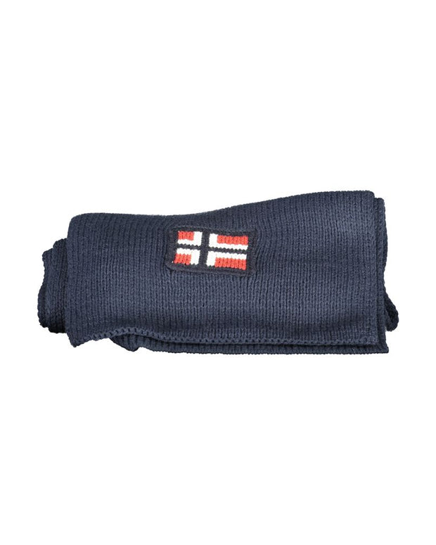 Blue Marabou Men Scarf