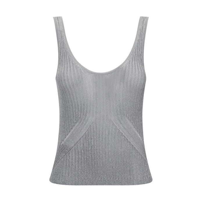 Metallic Knit Top